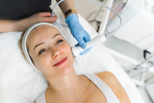 Woman Getting Microdermabrasion Treatment | Patrick Bitter MD in Los Gatos, CA